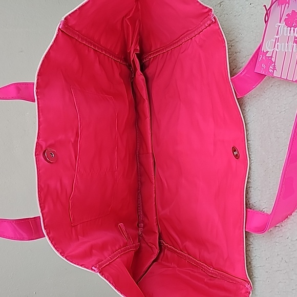 Juicy Couture Canvas Palm Trees Beach Tote Bag - Picture 4 of 5